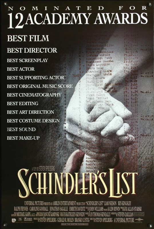 

Постер к фильму "Список Шиндлера" (Schindler's List) A3