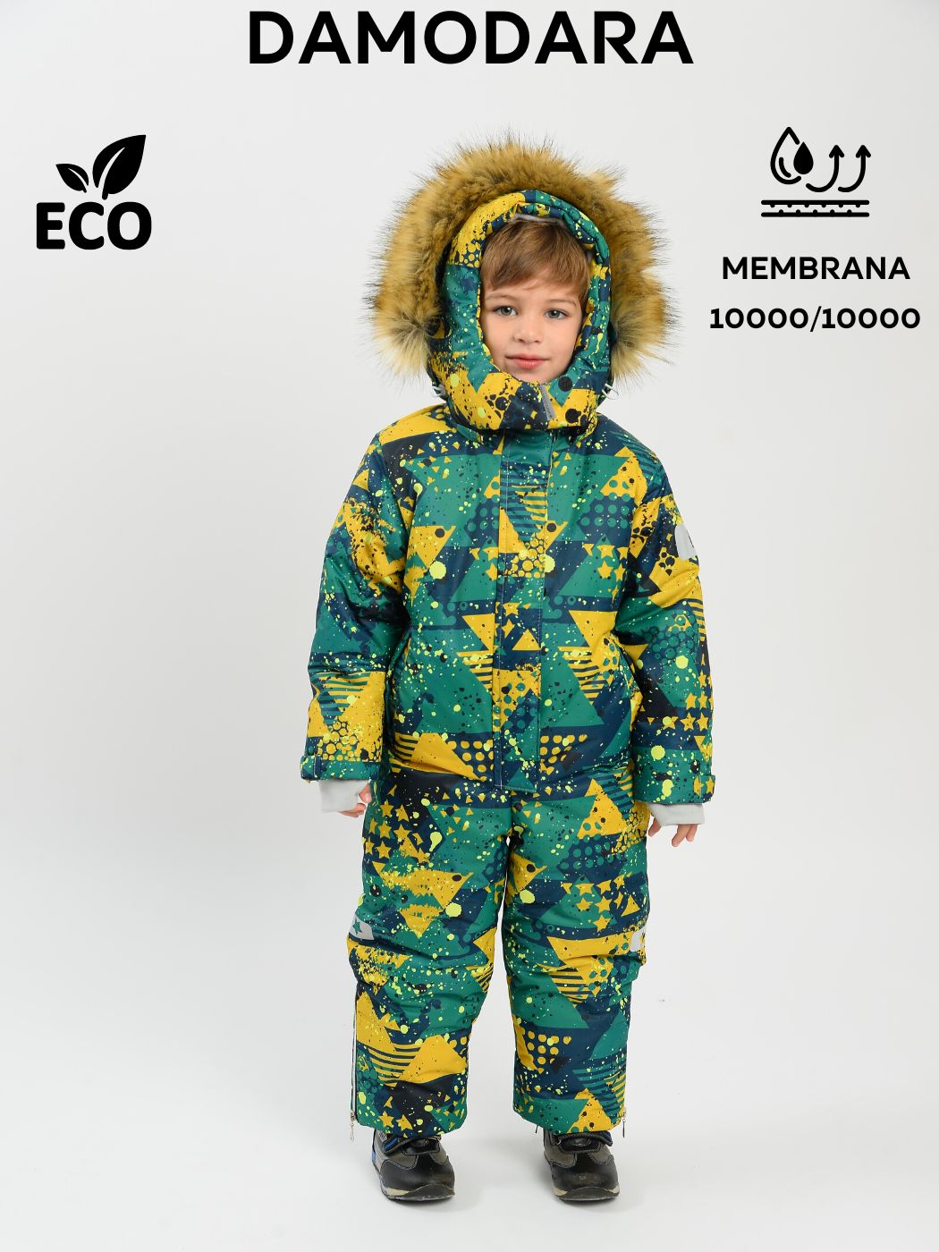

Комбинезон детский MaLek BaBy 261ф/2, принт, 128, 261ф/2