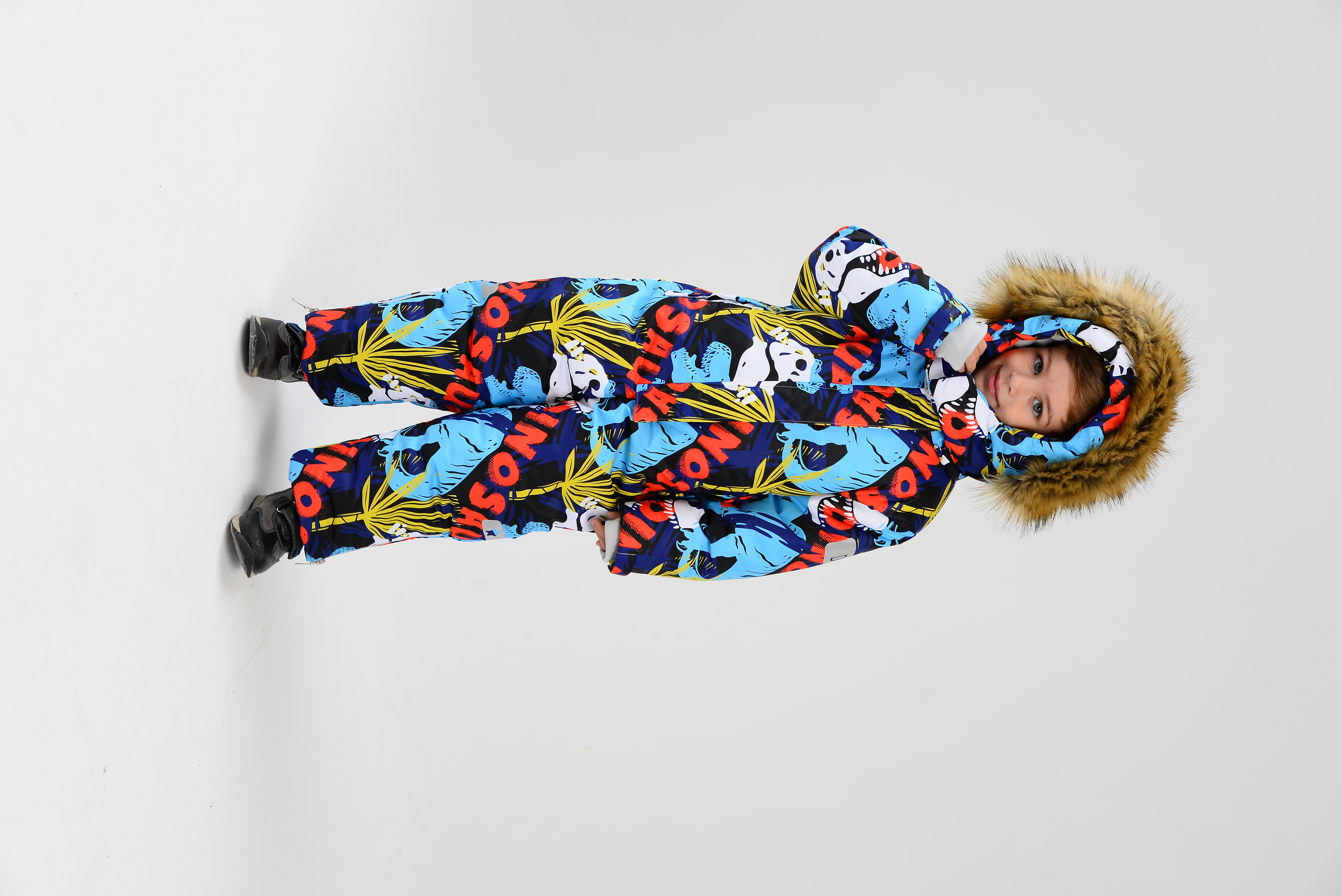 

Комбинезон детский MaLek BaBy 261ф/2, принт, 128, 261ф/2