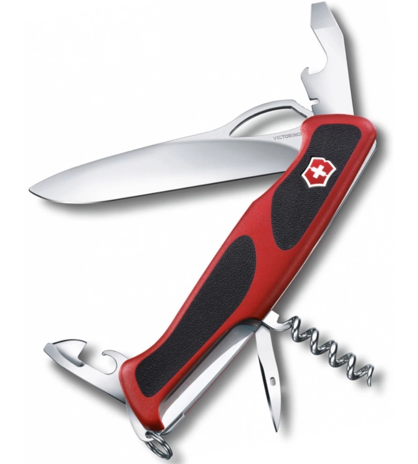 Мультитул Victorinox RangerGrip, красный, 11 опций