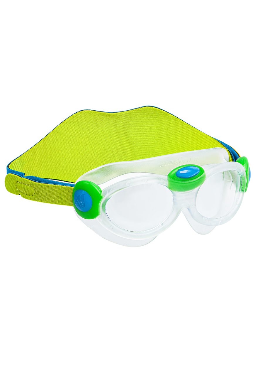 фото Очки-полумаска madwave kids bubble mask blue