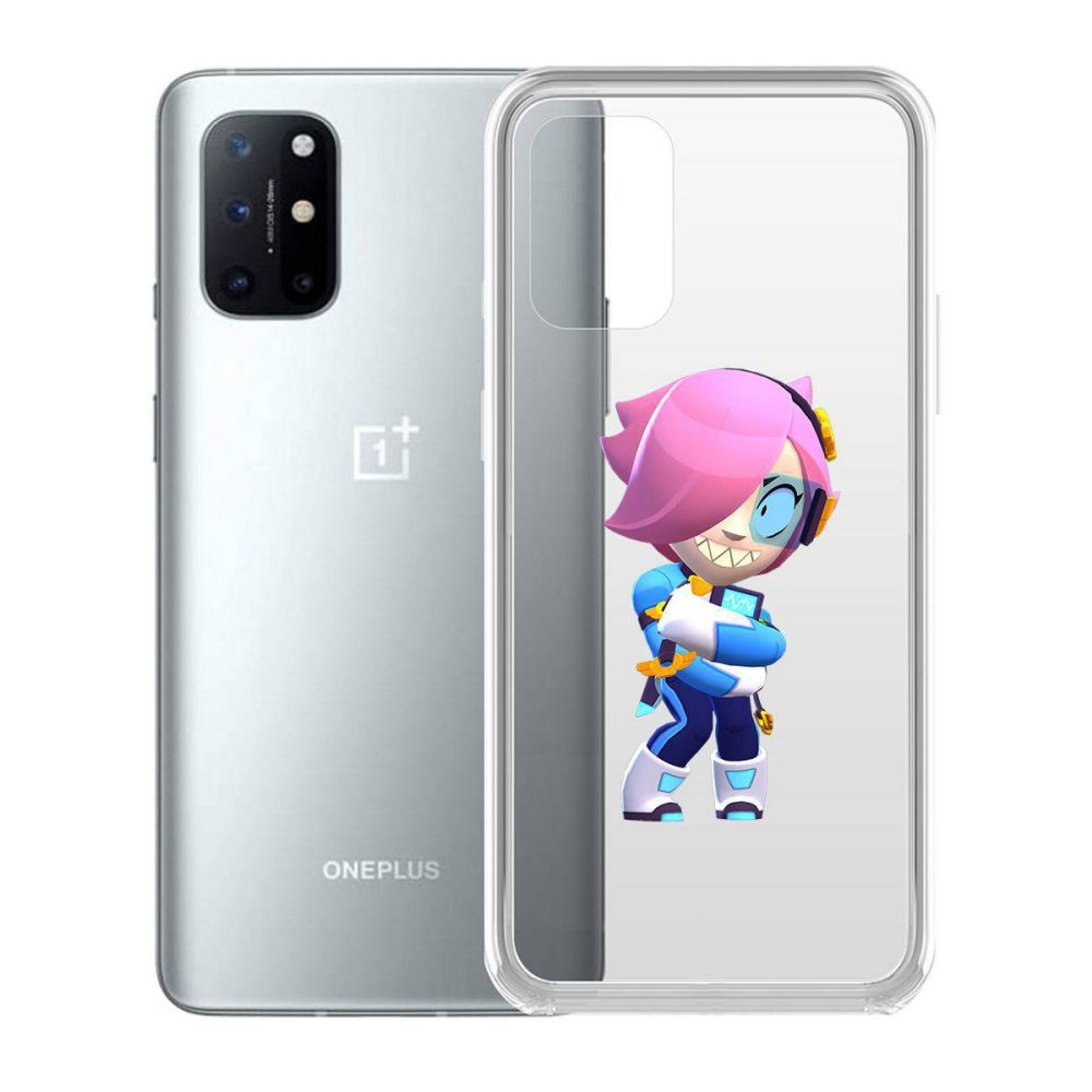 

Чехол-накладка Brawl Stars-Колетт Навигатор для OnePlus 8T, Прозрачный