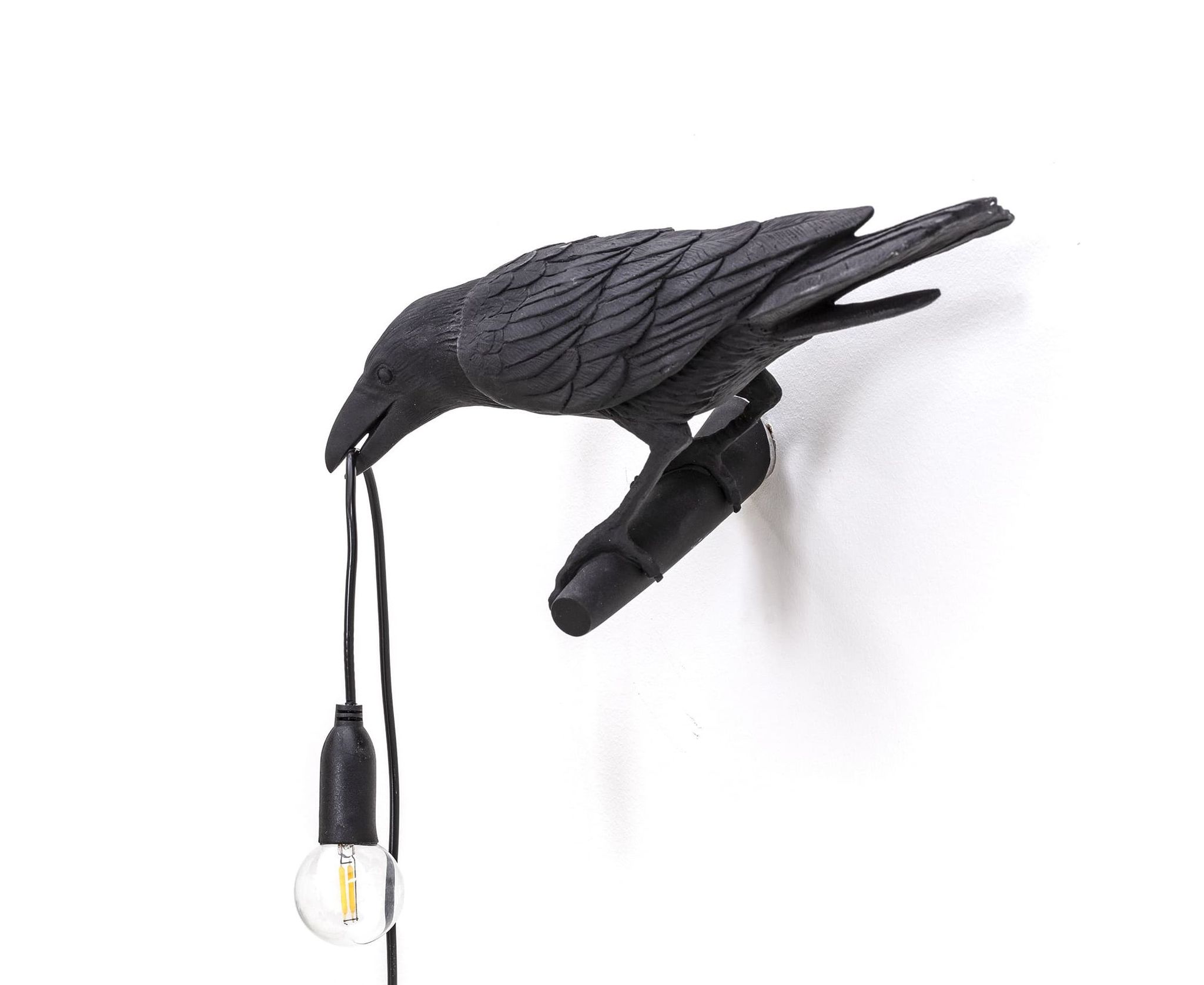 

Бра настенный Blesslight птица ворон E14 40 Вт Bird Lamp черная