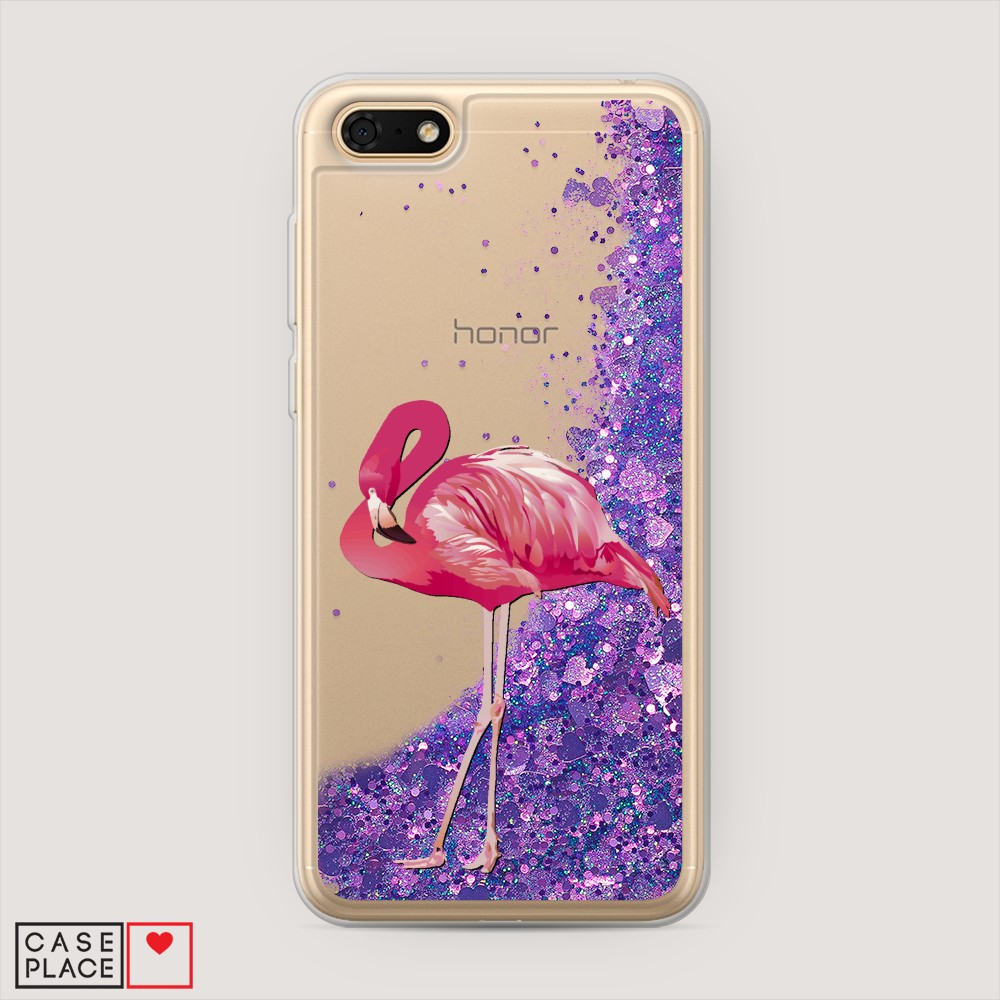 

Чехол Awog на Huawei Y5 2018 "Застенчивый фламинго", Разноцветный, 65992-1