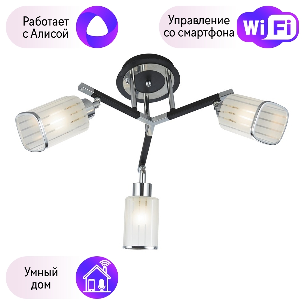 

Потолочная люстра Velante с поддержкой Алиса 712-107-03-A