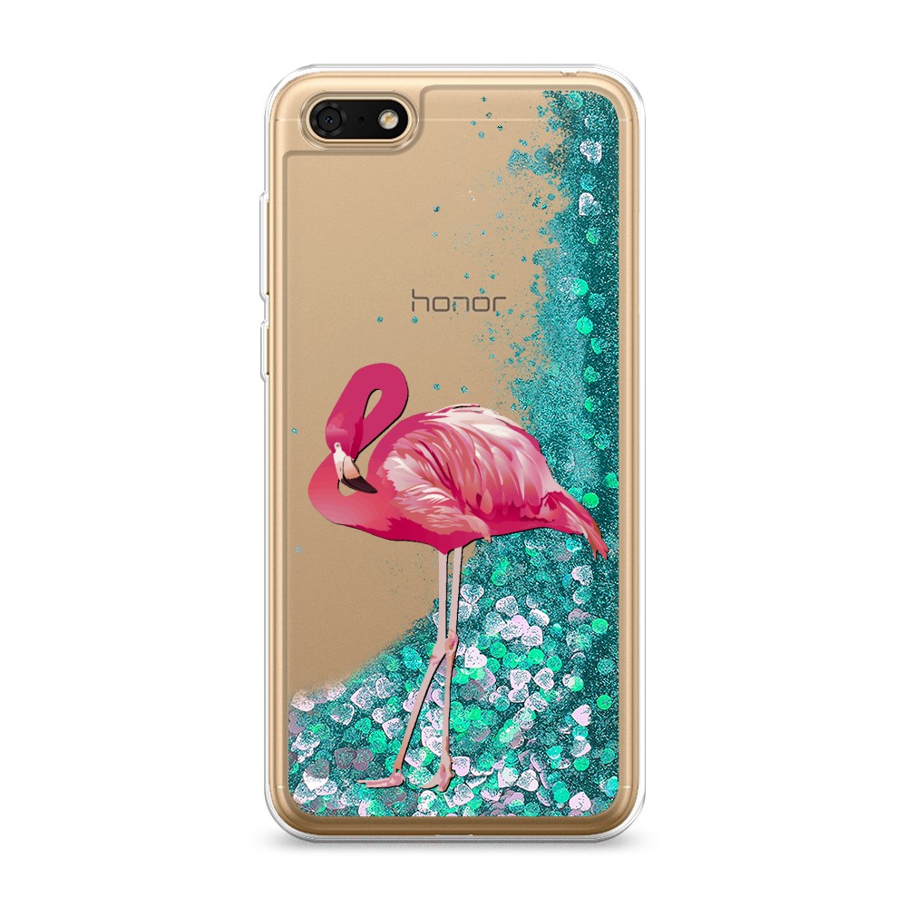

Чехол Awog на Huawei Y5 2018 "Застенчивый фламинго", Разноцветный, 65995-1