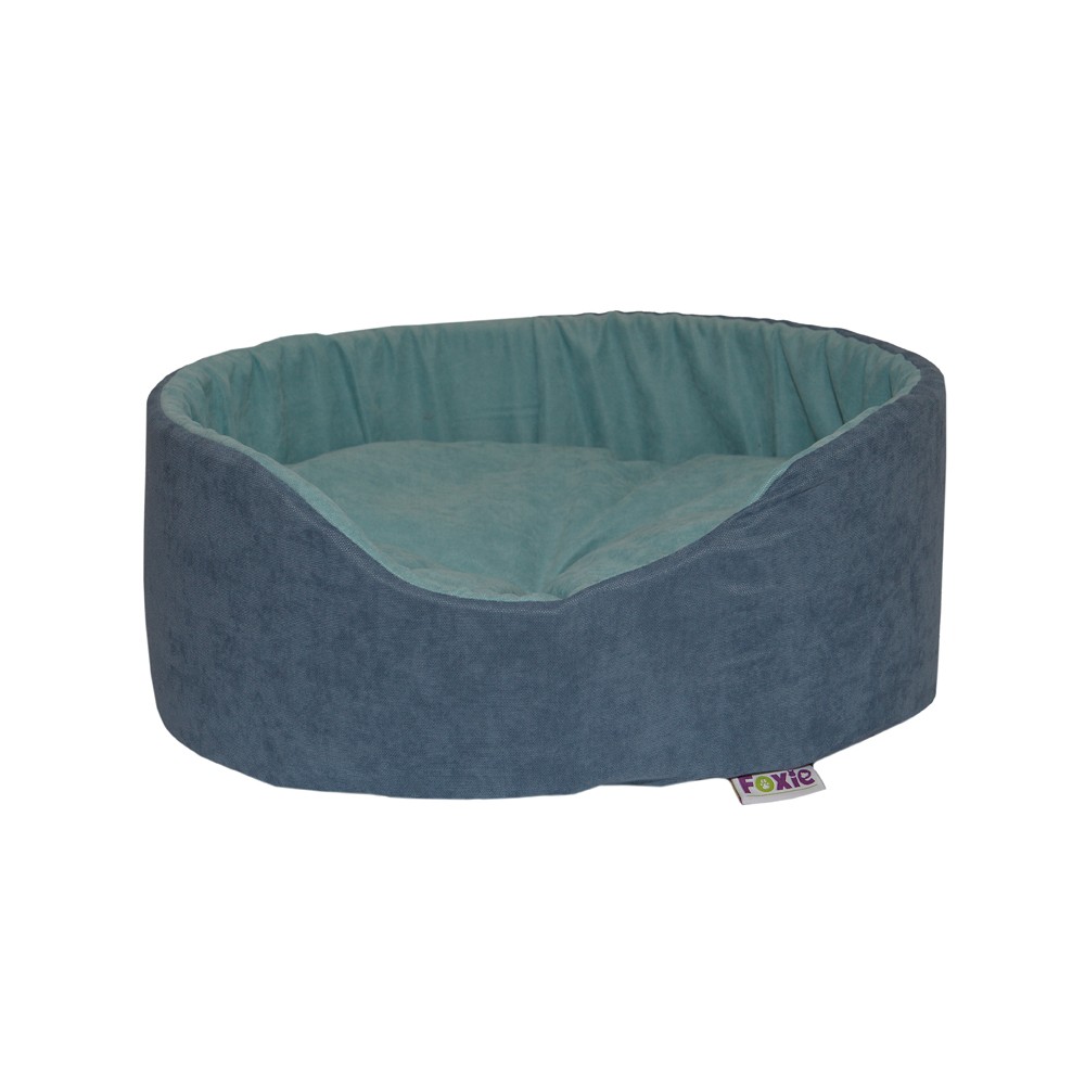 Лежак для животных Foxie Cream Manor синий, 60 х 45 см