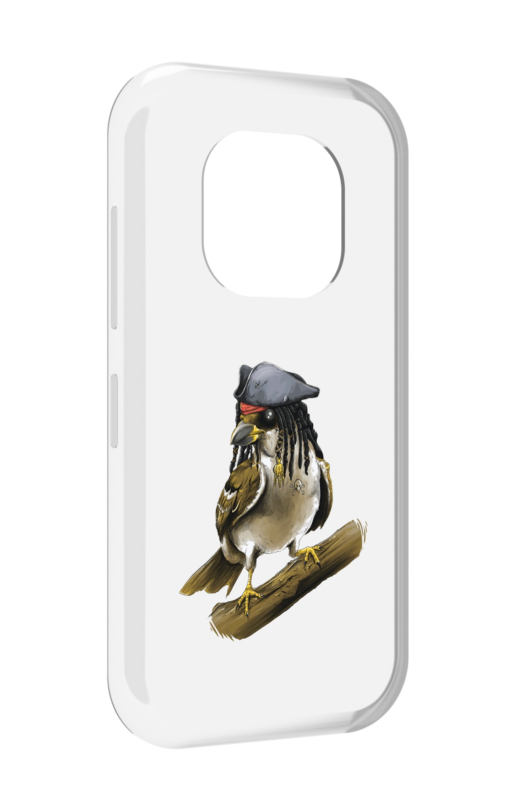 

Чехол задняя-панель-накладка-бампер MyPads Джек воробей для Doogee V20 противоударный, Прозрачный, Tocco