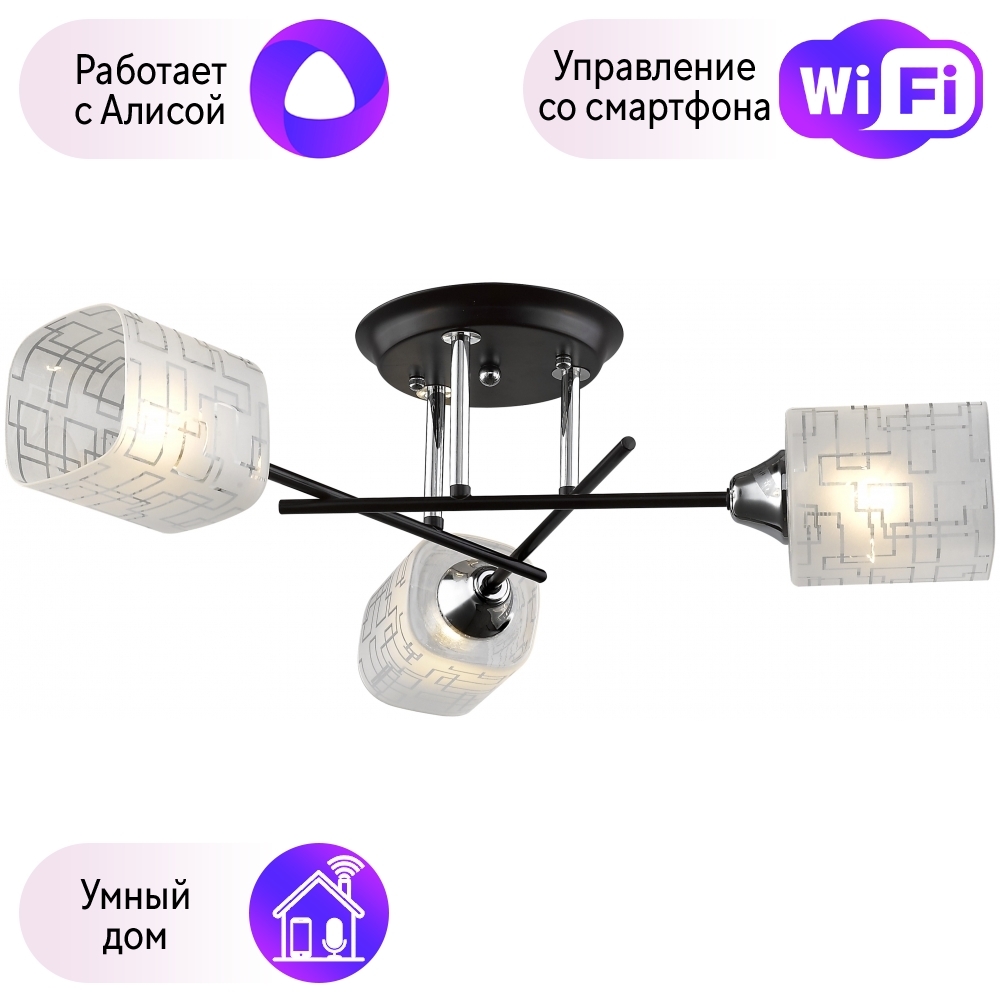 

Потолочная люстра Velante с поддержкой Алиса 703-127-03-A