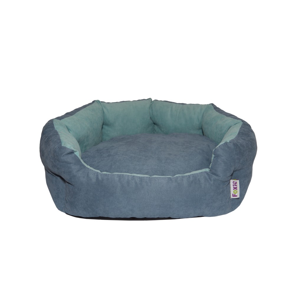 Лежак для животных Foxie Cream Sofa синий, 60 х 50 см