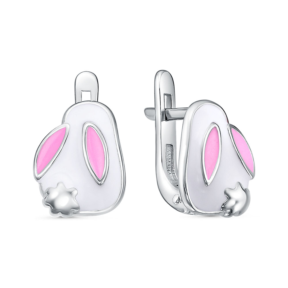 

Серьги из серебра ЯХОНТ Золотой 2730361, эмаль, 2730361