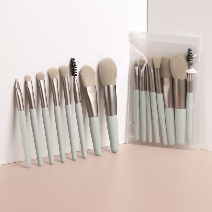 

Набор кистей для макияжа «Парфе», 8 предметов, PVC - чехол, цвет МИКС, Parfait Brush
