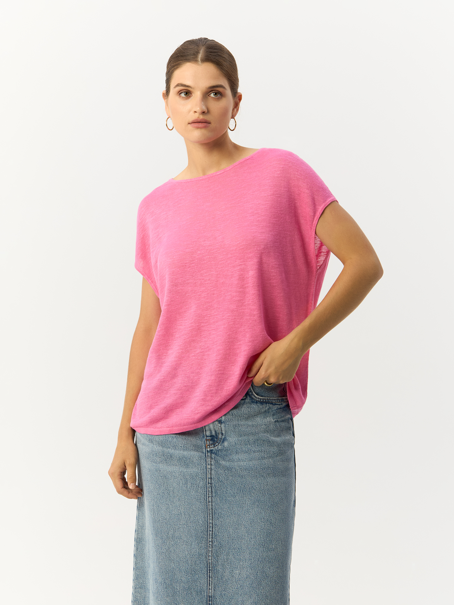 

Футболка женская Gerry Weber 870519-44712-30896 розовая 42, Розовый, 870519-44712