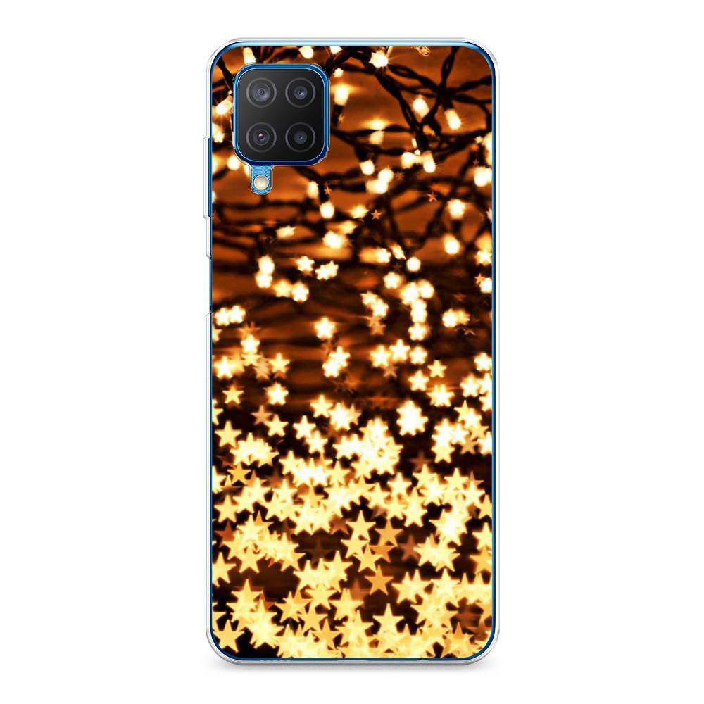 

Чехол на Samsung Galaxy A12/M12 "Новогодняя гирлянда", Золотистый, 2102650-5