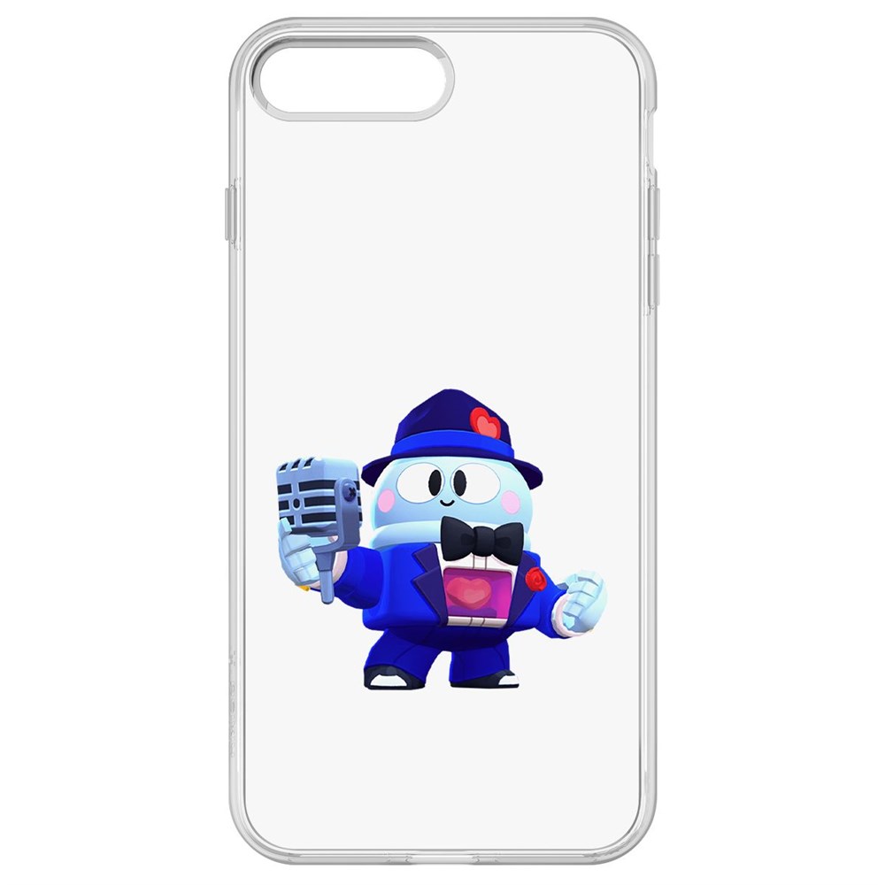 

Чехол-накладка Krutoff Clear Case Brawl Stars-Стильный Лу для iPhone 7 Plus, Прозрачный