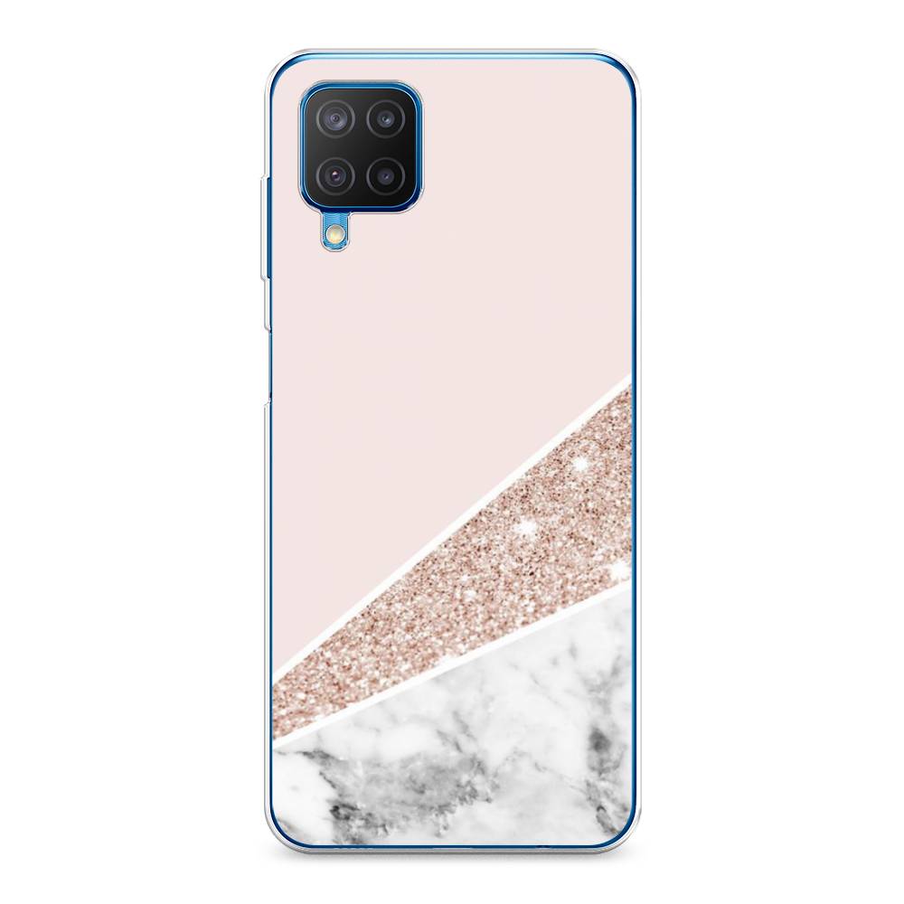 

Чехол на Samsung Galaxy A12/M12 "Блестящий розовый мрамор", 2102650-3