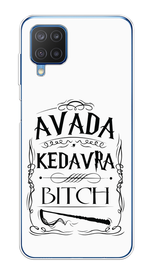 

Чехол на Samsung Galaxy A12/M12 "Avada kedavra bitch", Белый;серый;черный, 2102650-6