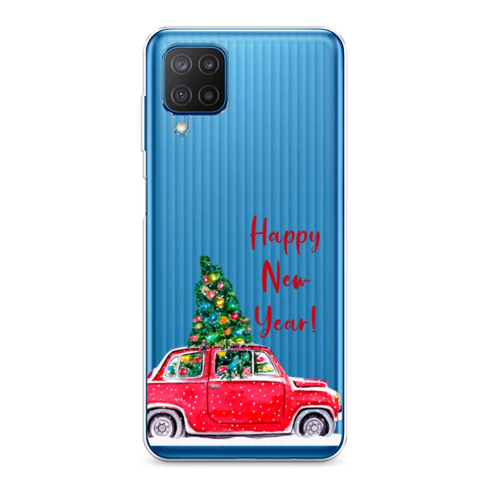 

Чехол на Samsung Galaxy A12/M12 "Happy New Year", Красный;зеленый, 2102650-5