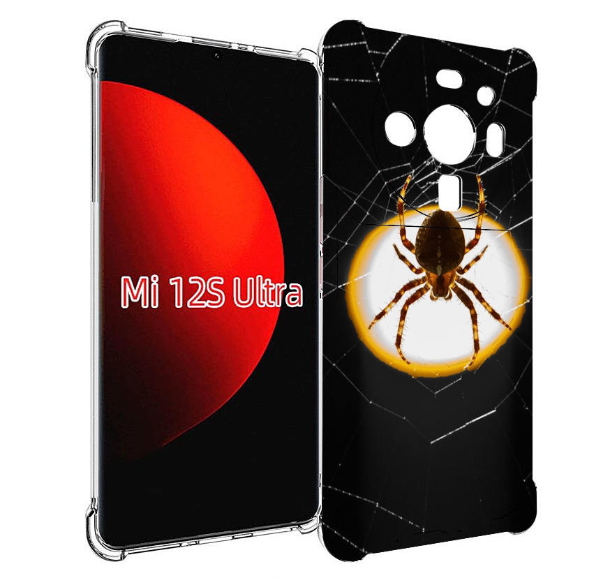 

Чехол MyPads паук-с-паутинкой для Xiaomi 12S Ultra, Прозрачный, Tocco