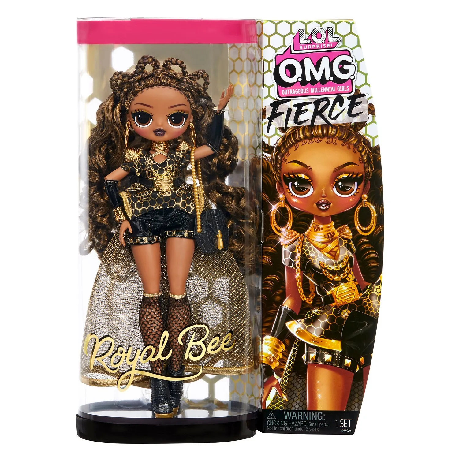 

Кукла L.O.L. Surprise! OMG Fierce Royal Bee Fashion, 29 см, 585251, Fierce Royal Bee Fashion