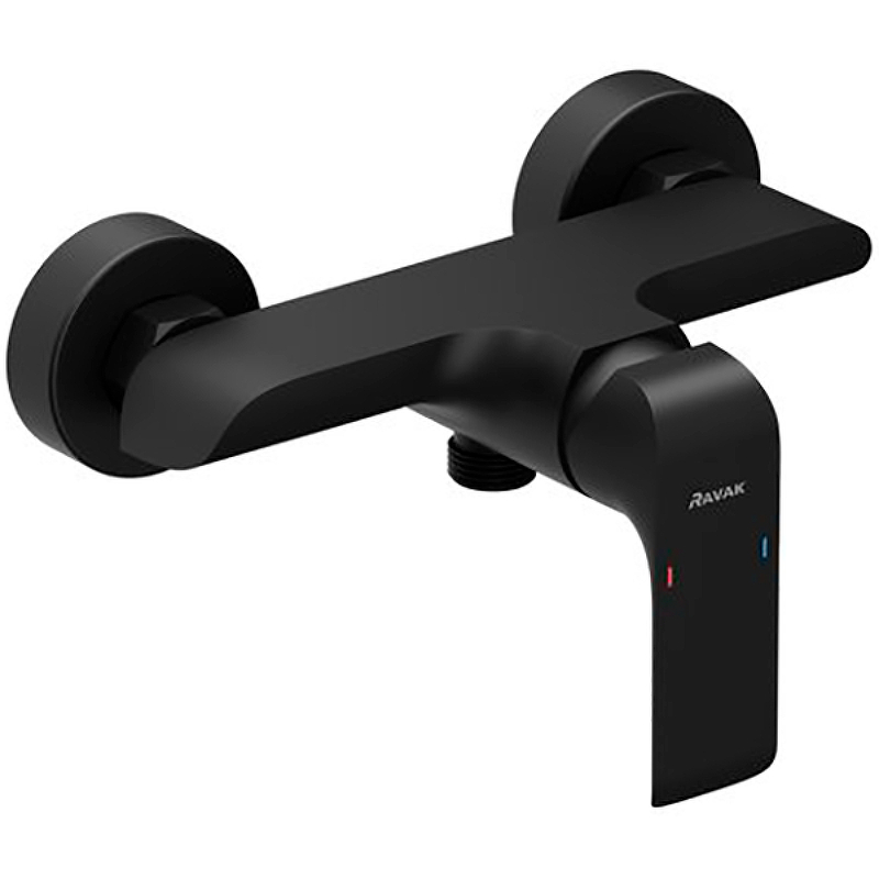 

Смеситель для душа Ravak Flat FL 032.20/150 X070177 Черный матовый