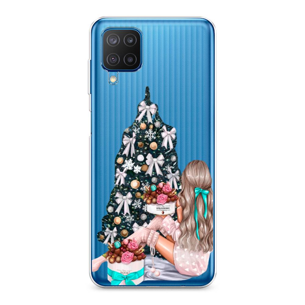 

Чехол на Samsung Galaxy A12/M12 "New Year", Зеленый;бежевый;голубой, 2102650-5