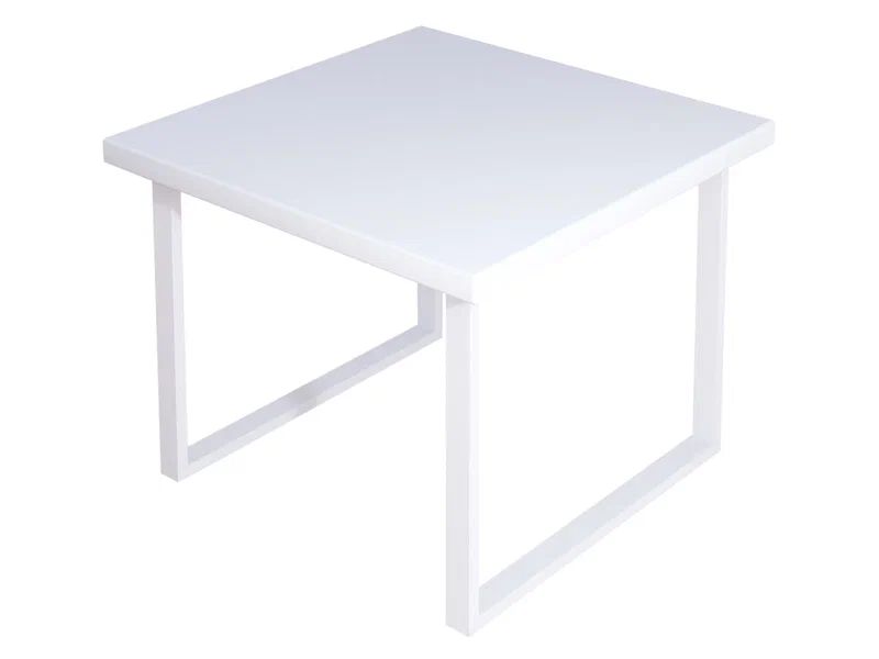 

журнальный стол Solarius Loft металл-дерево 80х80х50, белый, Loft металл-дерево 80х80х50