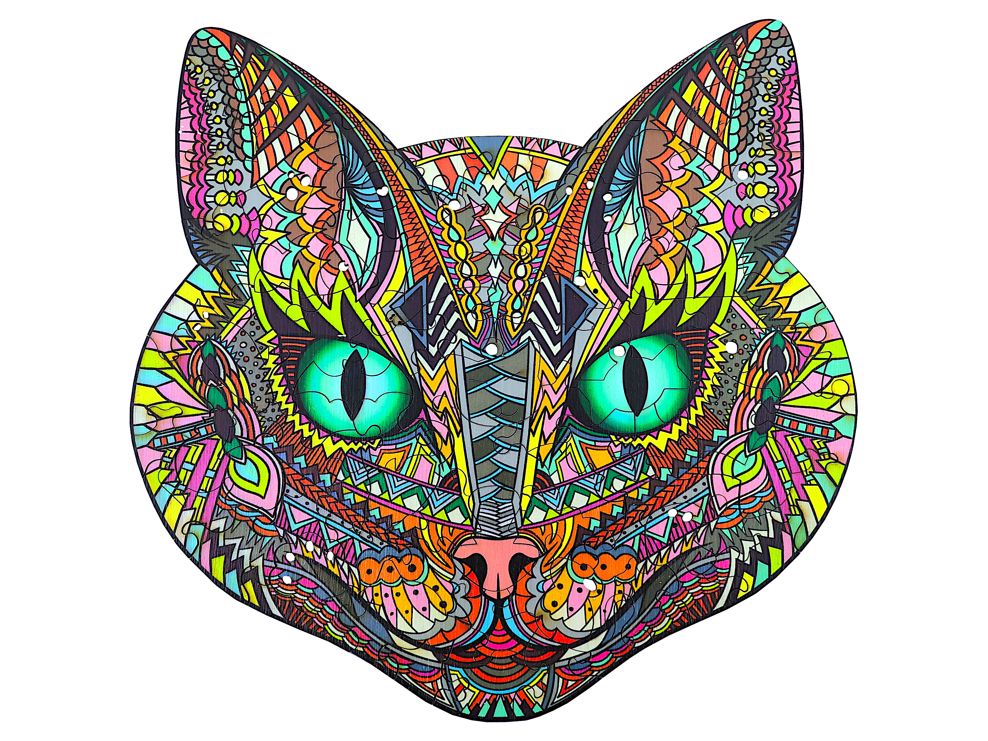 

Happycon Деревянный пазл Фантастический Кот (26x19 см), РШ-0002311