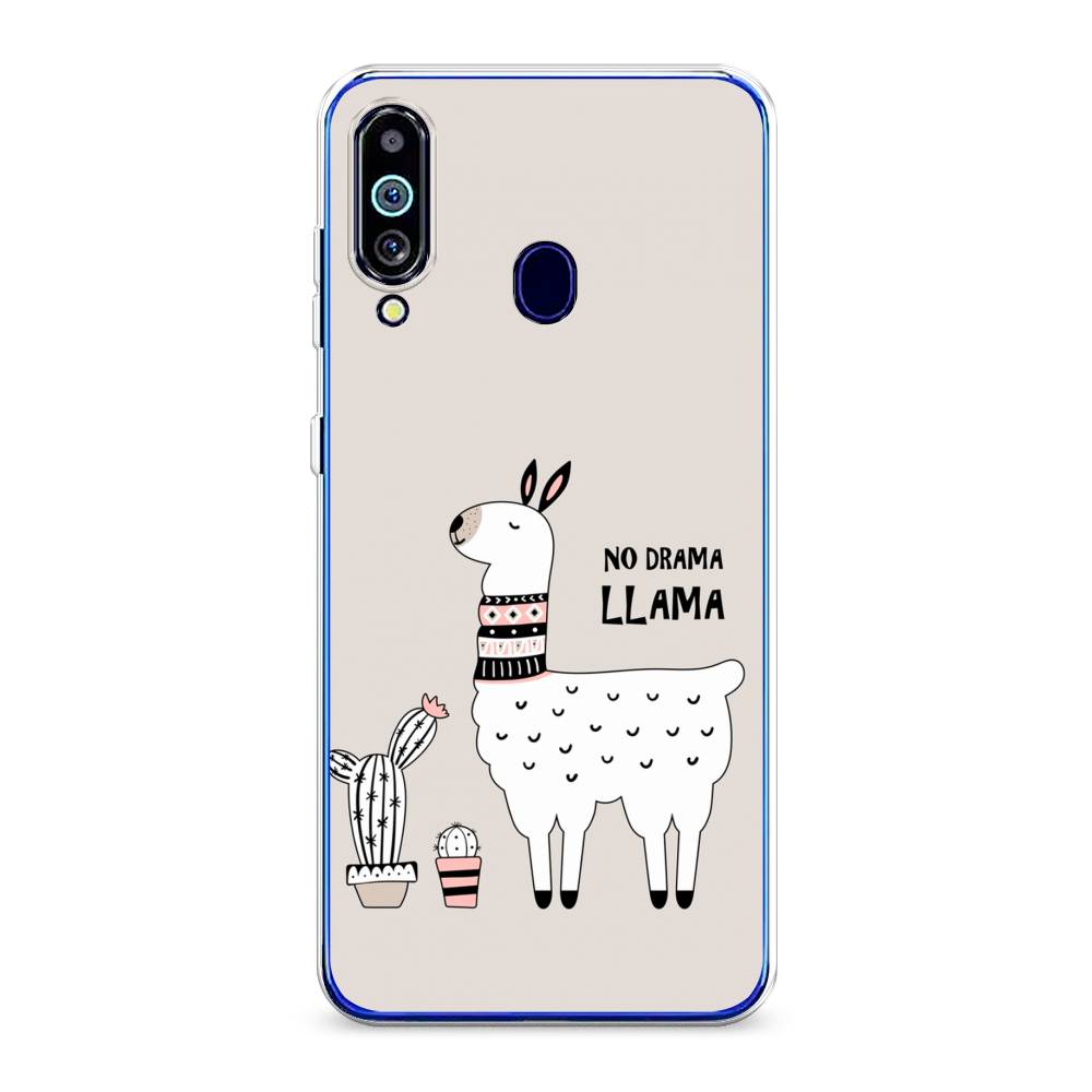 

Чехол Awog на Samsung Galaxy M40/A60 "No drama LLama", Разноцветный, 28750-2