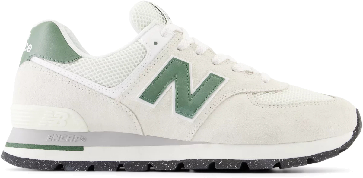 

Кроссовки мужские New Balance 574 белые 7 US, Белый, 574