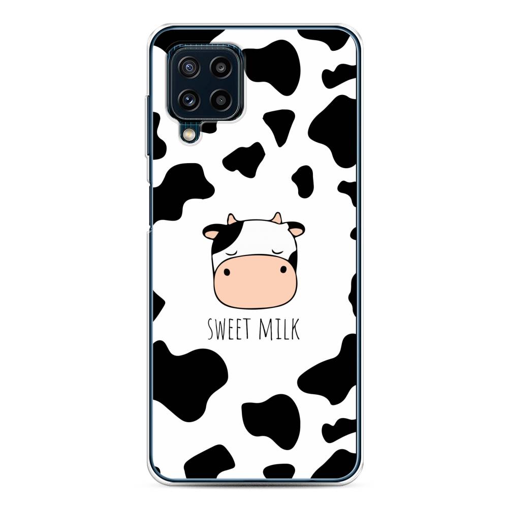 

Чехол на Samsung Galaxy A22/M22/M32 "Sweet milk", Розовый;белый;черный, 2103550-1