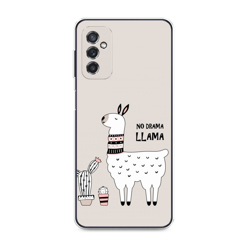 фото Силиконовый чехол "no drama llama" на samsung galaxy m52 awog