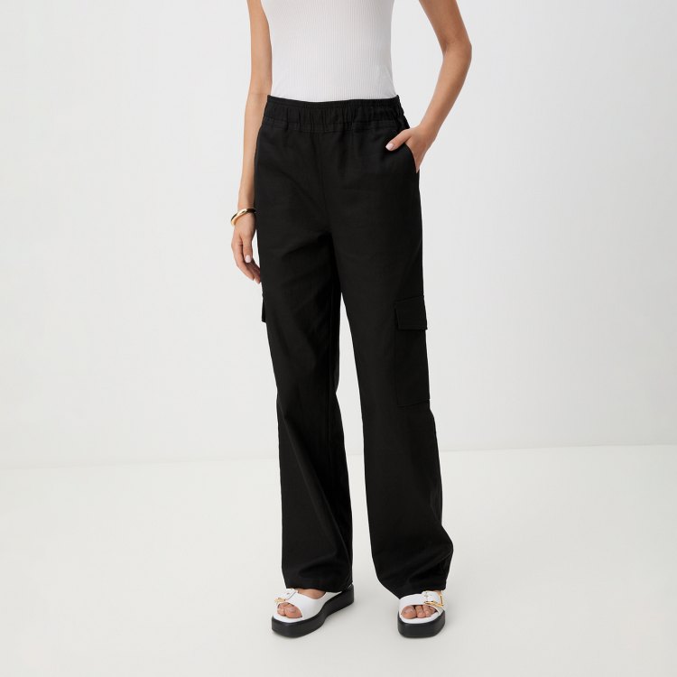 

Брюки женские Maison David BLN929-1 черные XS, Черный, BLN929-1
