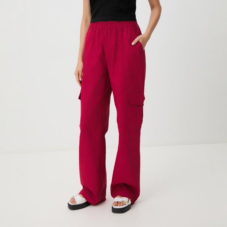 

Брюки женские Maison David BLN929-1 красные XL, Красный, BLN929-1