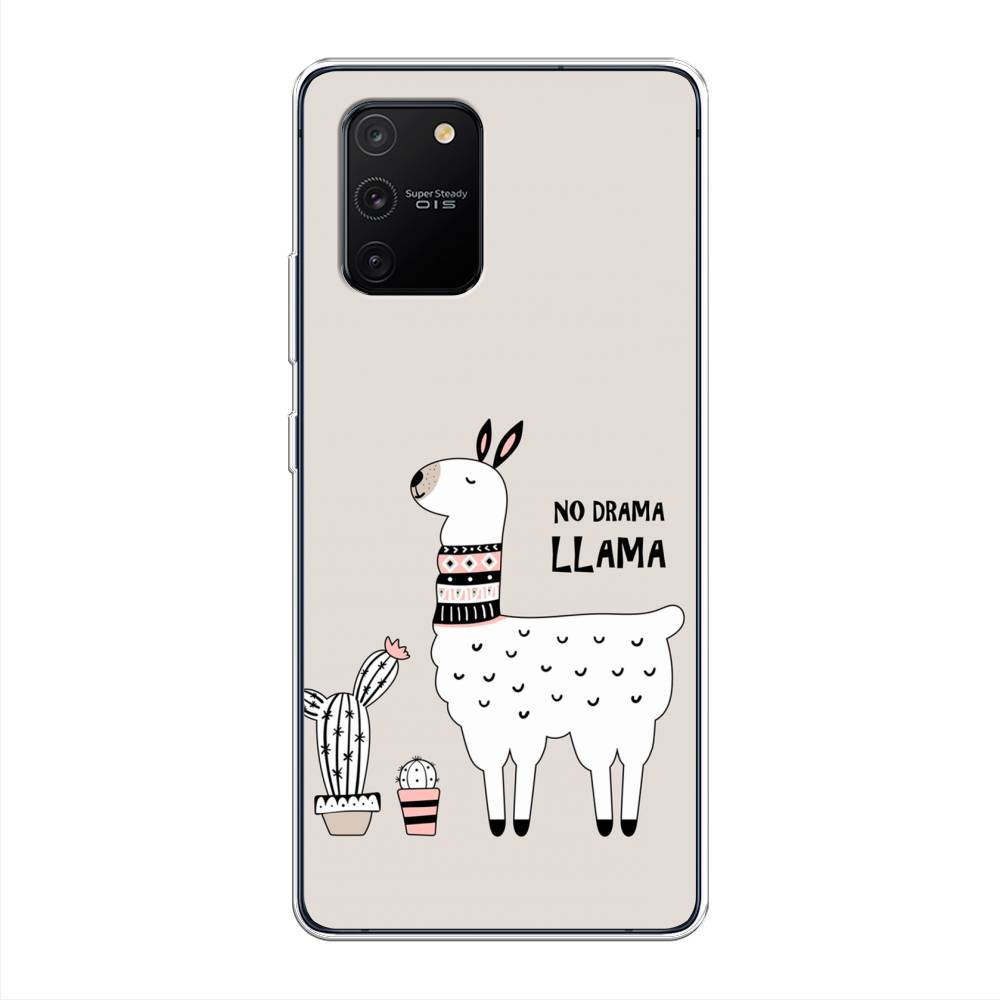 фото Силиконовый чехол "no drama llama" на samsung galaxy s10 lite awog