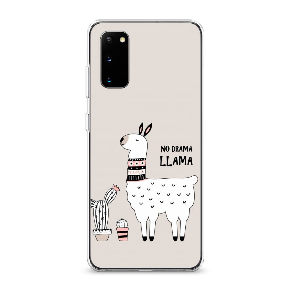 

Чехол Awog на Samsung Galaxy S20 "No drama LLama", Разноцветный, 29250-2