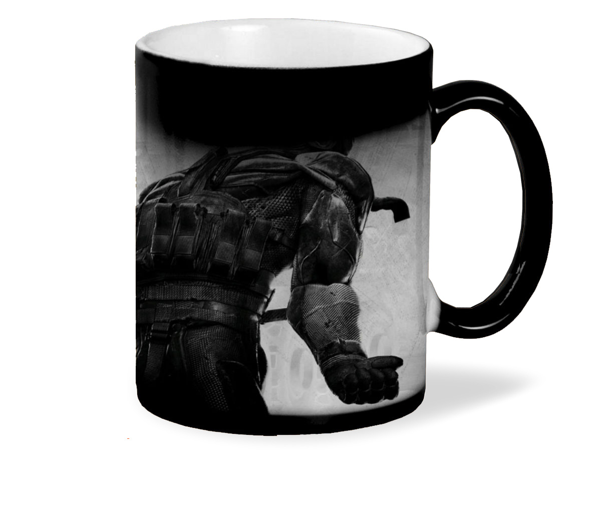 

Кружка CoolPodarok metal gear solid 4 guns of the patriots ЧБ Ярость