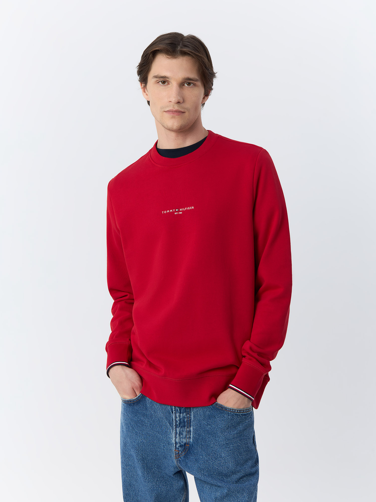 Свитшот мужской Tommy Hilfiger MW0MW33640XLG красный M 13762₽