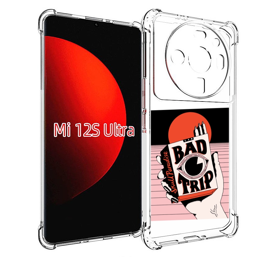 

Чехол MyPads плохая пачка для Xiaomi 12S Ultra, Прозрачный, Tocco