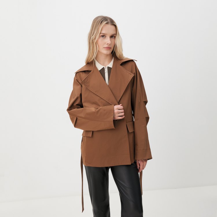 

Куртка женская Maison David BERNADETTE коричневая XS, Коричневый, BERNADETTE