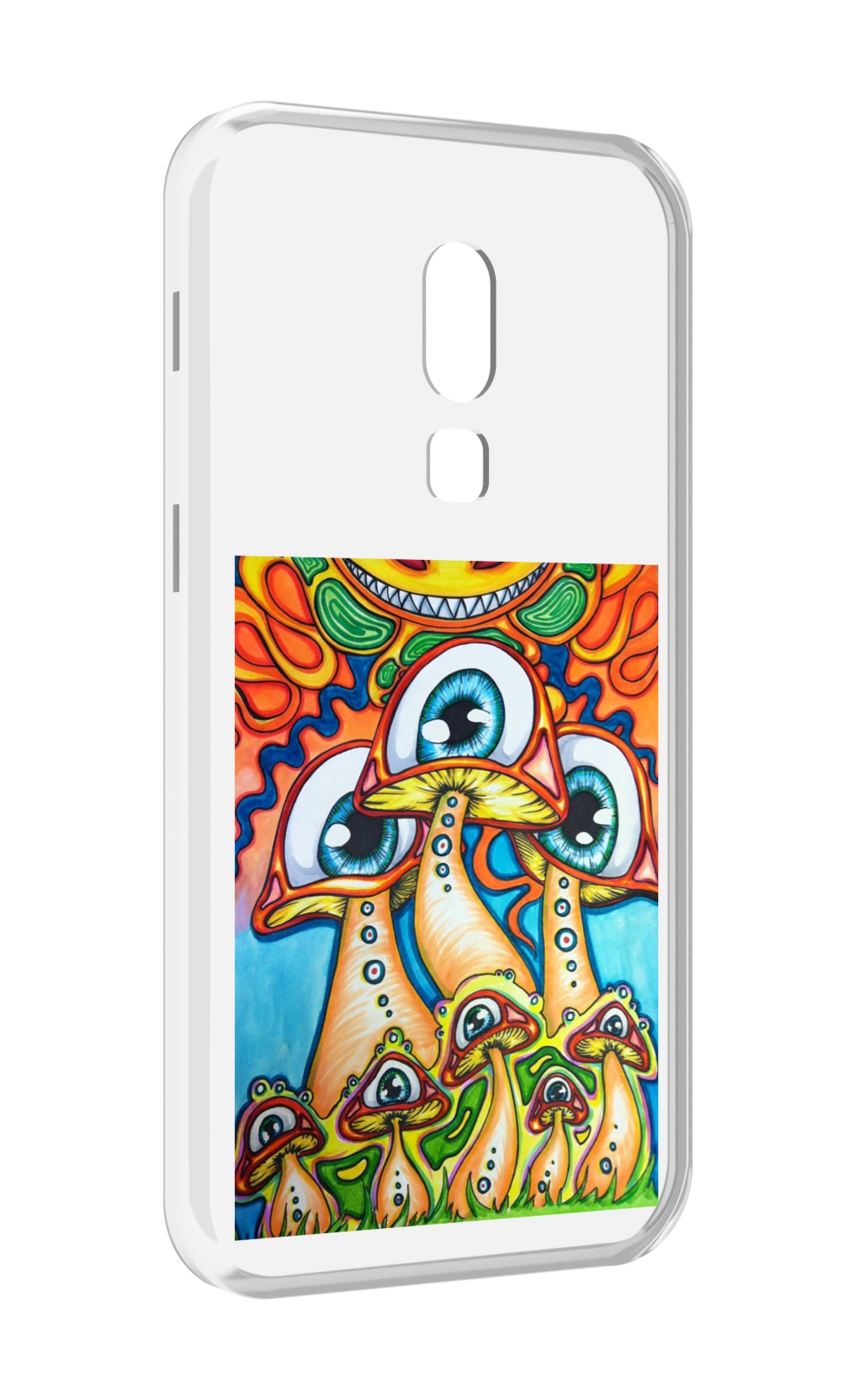 

Чехол MyPads грибы с глазами для Meizu V8, Прозрачный, Tocco
