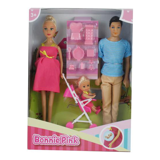 Кукла Bonnie Pink с семьей