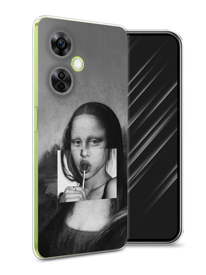 

Чехол Awog на OnePlus Nord N30 5G/Nord CE3 5G/Nord CE3 Lite "Mona Lisa sucking lollipop", Серый, 153850-1