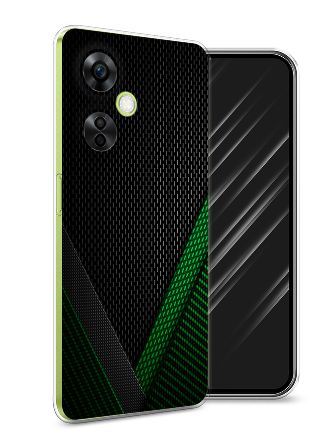 

Чехол Awog на OnePlus Nord N30 5G/Nord CE3 5G/Nord CE3 Lite "Зеленый карбон", Черный;зеленый, 153850-1