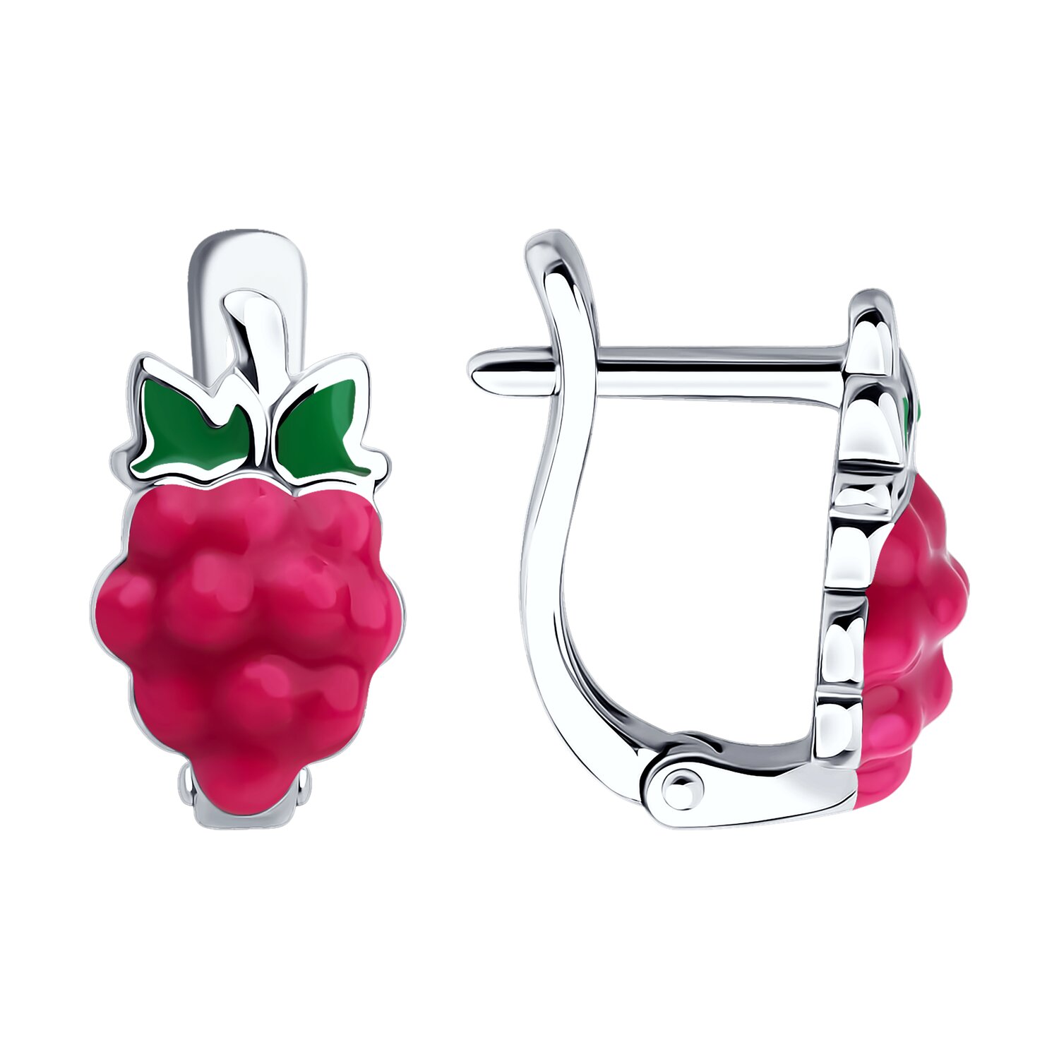

Серьги из серебра ЯХОНТ Золотой 2730826, эмаль, 2730826