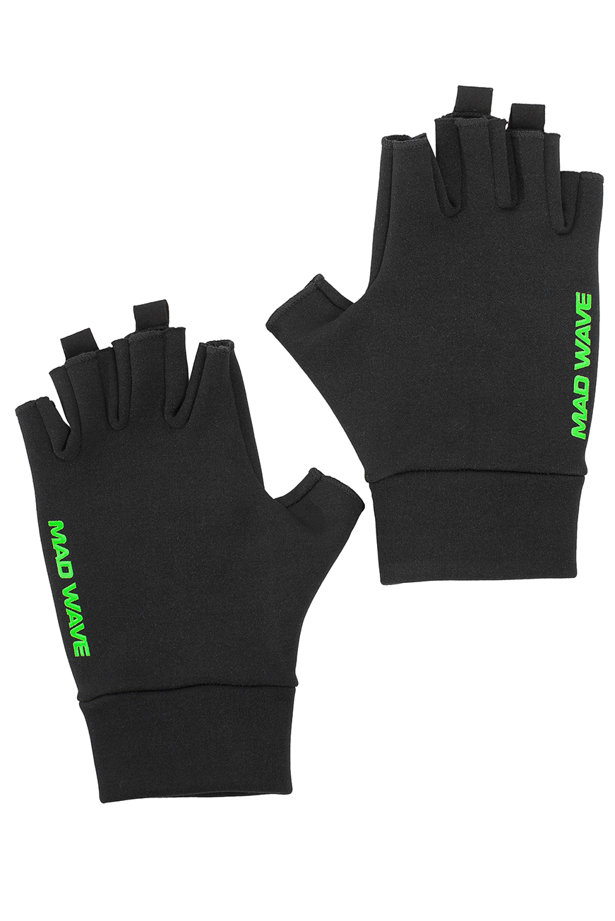 фото Перчатки атлетические mad wave fitness gloves light, black, s