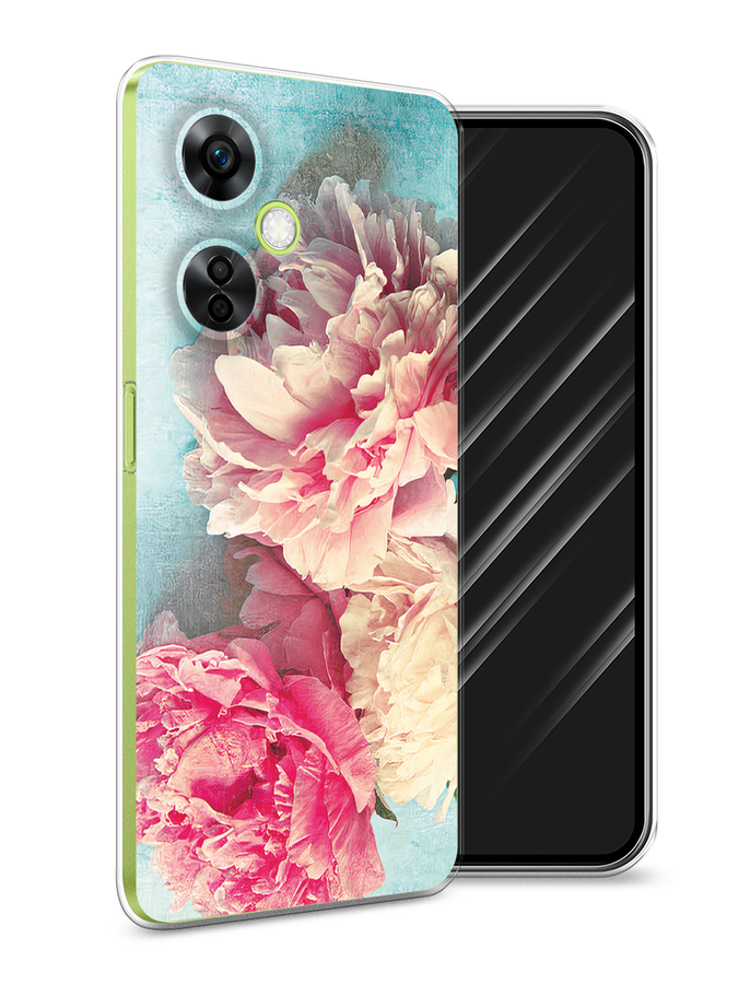 

Чехол Awog на OnePlus Nord N30 5G/Nord CE3 5G/Nord CE3 Lite "Пионы new", Бирюзовый, 153850-1