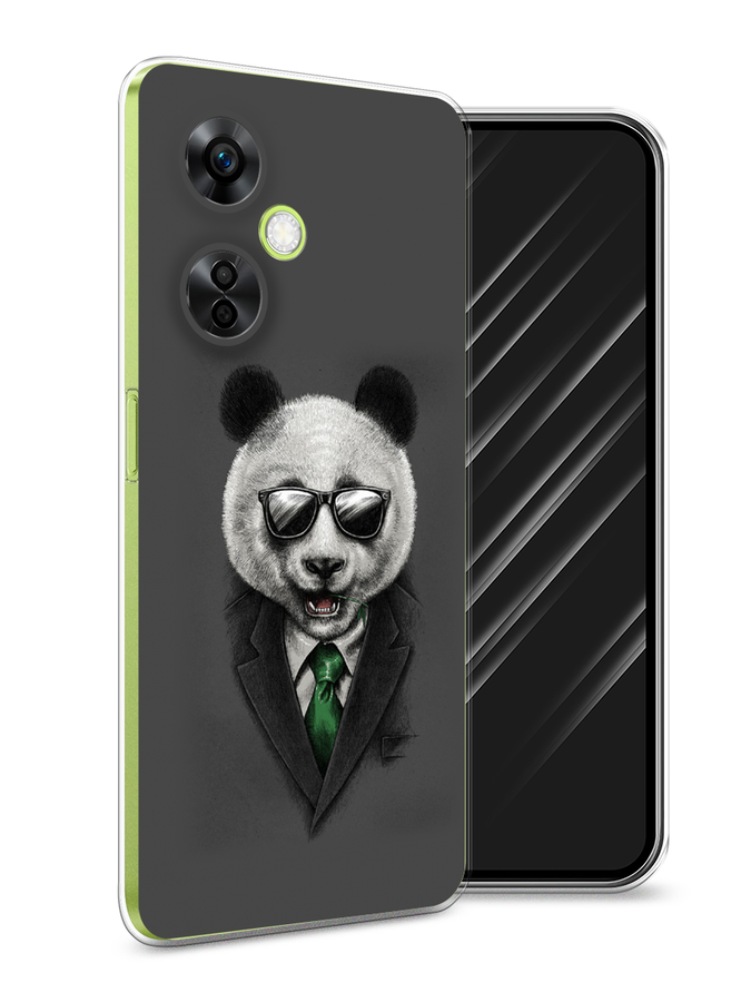 

Чехол Awog на OnePlus Nord N30 5G/Nord CE3 5G/Nord CE3 Lite "Деловая панда", Серый;зеленый, 153850-1
