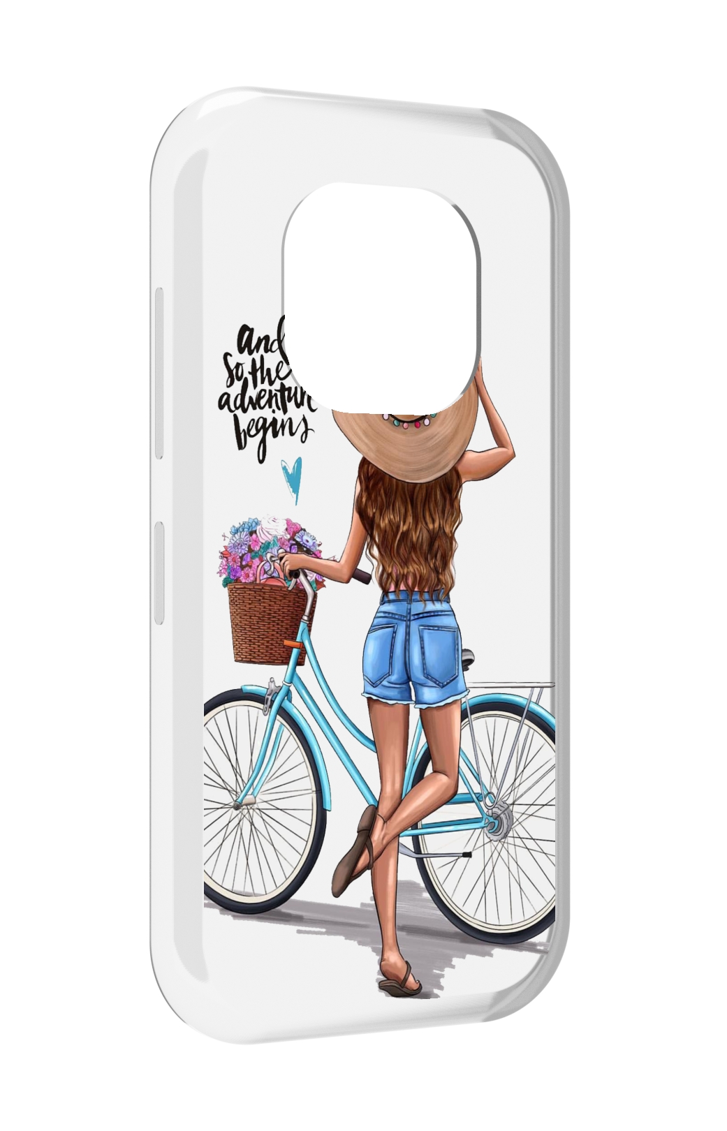 

Чехол задняя-панель-накладка-бампер MyPads Adventure женский для Doogee V20 противоударный, Прозрачный, Tocco