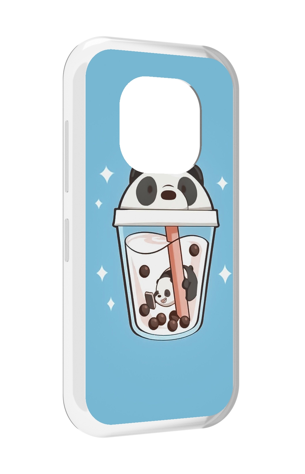 Чехол задняя-панель-накладка-бампер MyPads Bubble tea для Doogee V20 противоударный